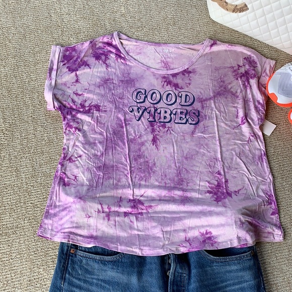 Style & Co Good Vibes Tee - Picture 6 of 13